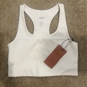 Girlfriend Collective - Ivory Paloma Racerback Bra - Medium
